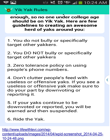 Yik Yak: What you should know, what you can do if you need to, and why it's  complicated.